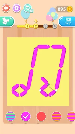 Gameplay screenshot 2 from Balloon Master-Solve All - Arcade game